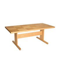 Chess Dining Table L195 Natural