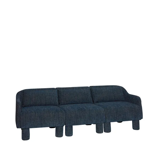Elegance Sofa Dark Blue