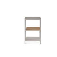 740 Open-Air Kitchen Module Small Aluminum/Teak