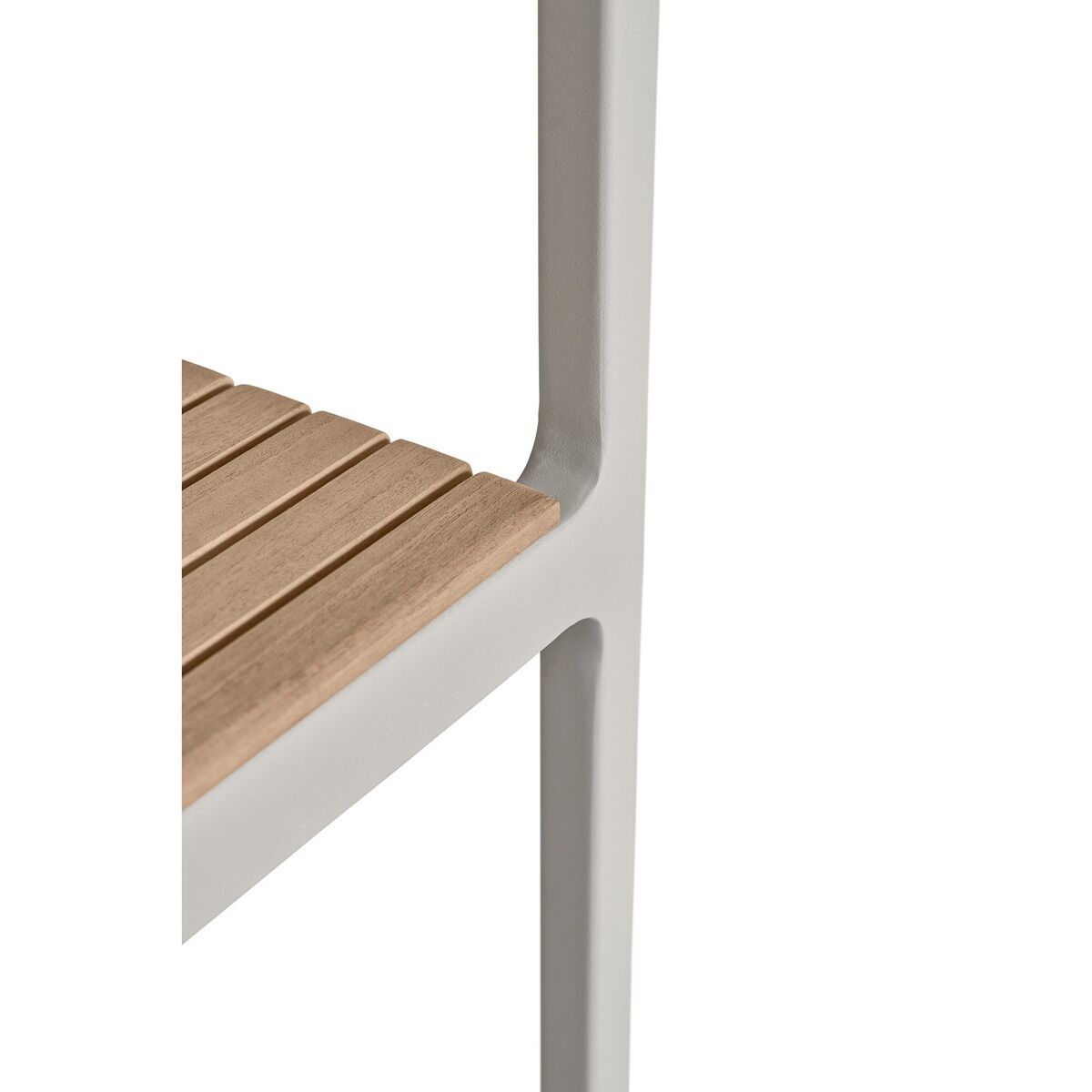 740 Open-Air Kitchen Module Small Aluminum/Teak