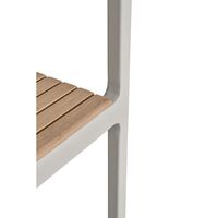 740 Open-Air Kitchen Module Small Aluminum/Teak