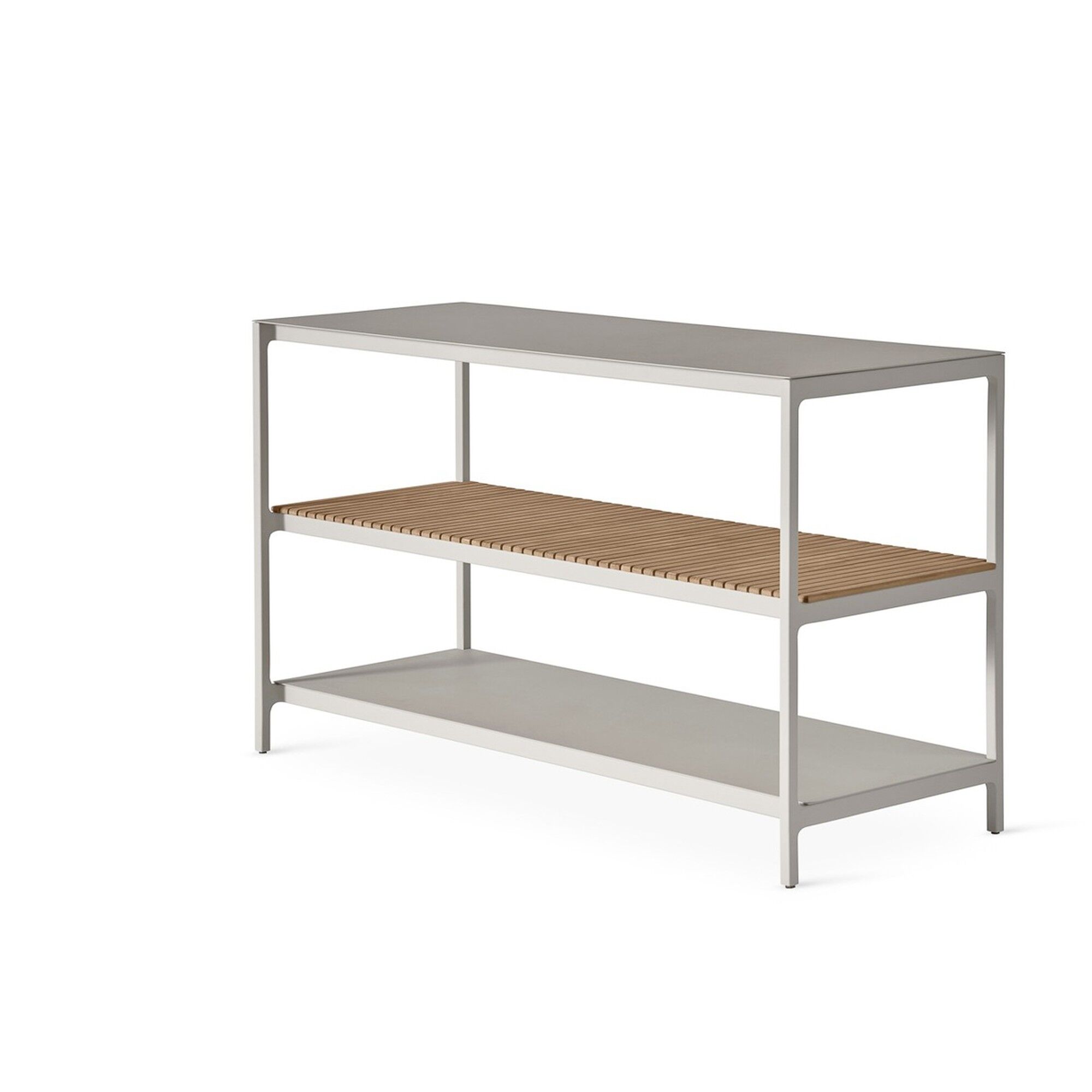 741 Open-Air Kkkenmodul Stor Aluminium/Teak