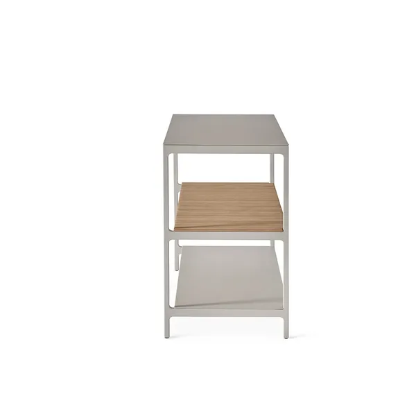 741 Open-Air Kitchen Module Large Aluminum/Teak