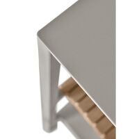 742 Open-Air Kitchen Module Large With Sink Aluminum/Teak