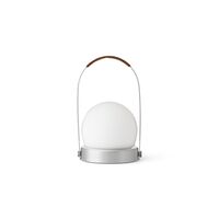 Børstet aluminium / Læder