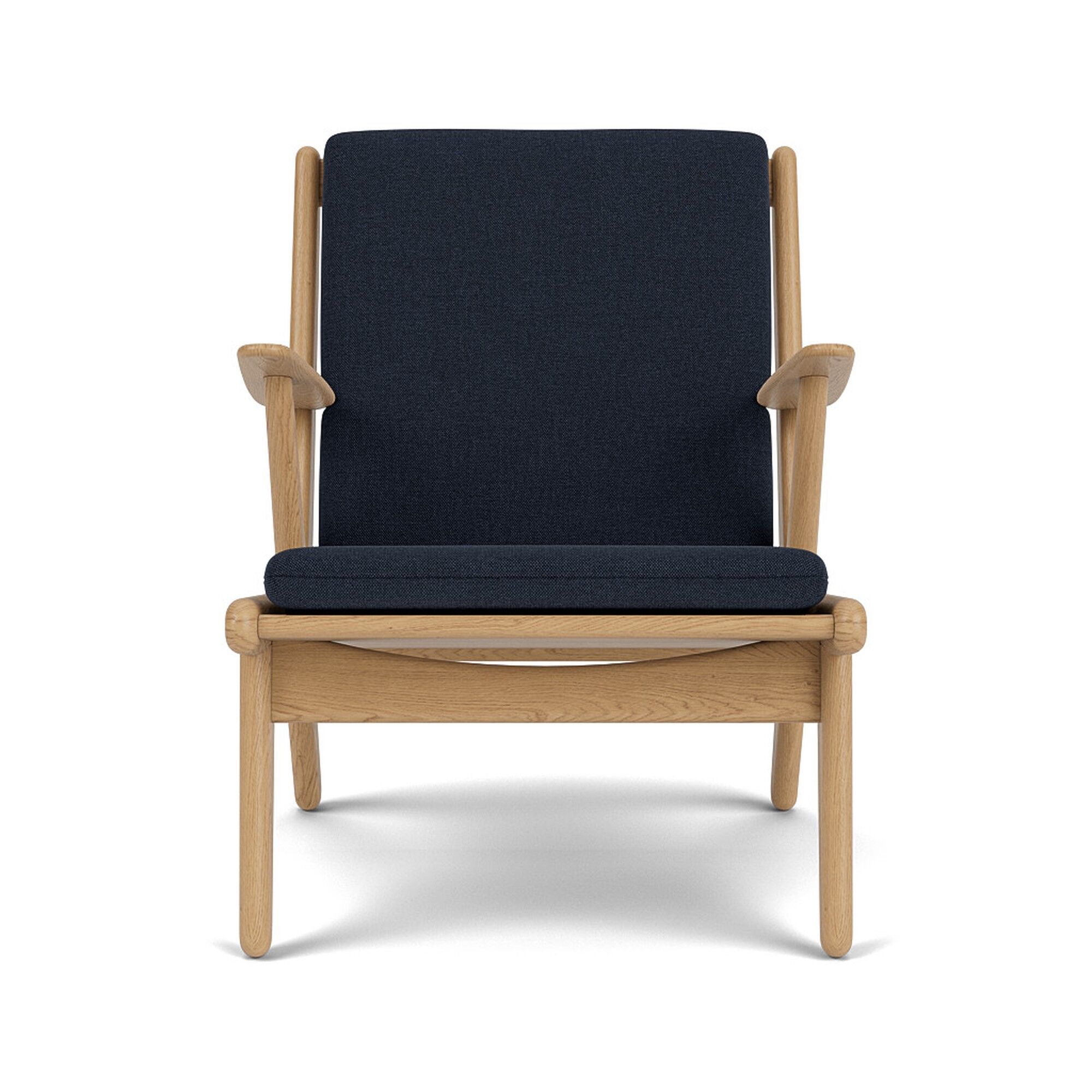 FDB Furniture J53 Lenestol Mørkeblå