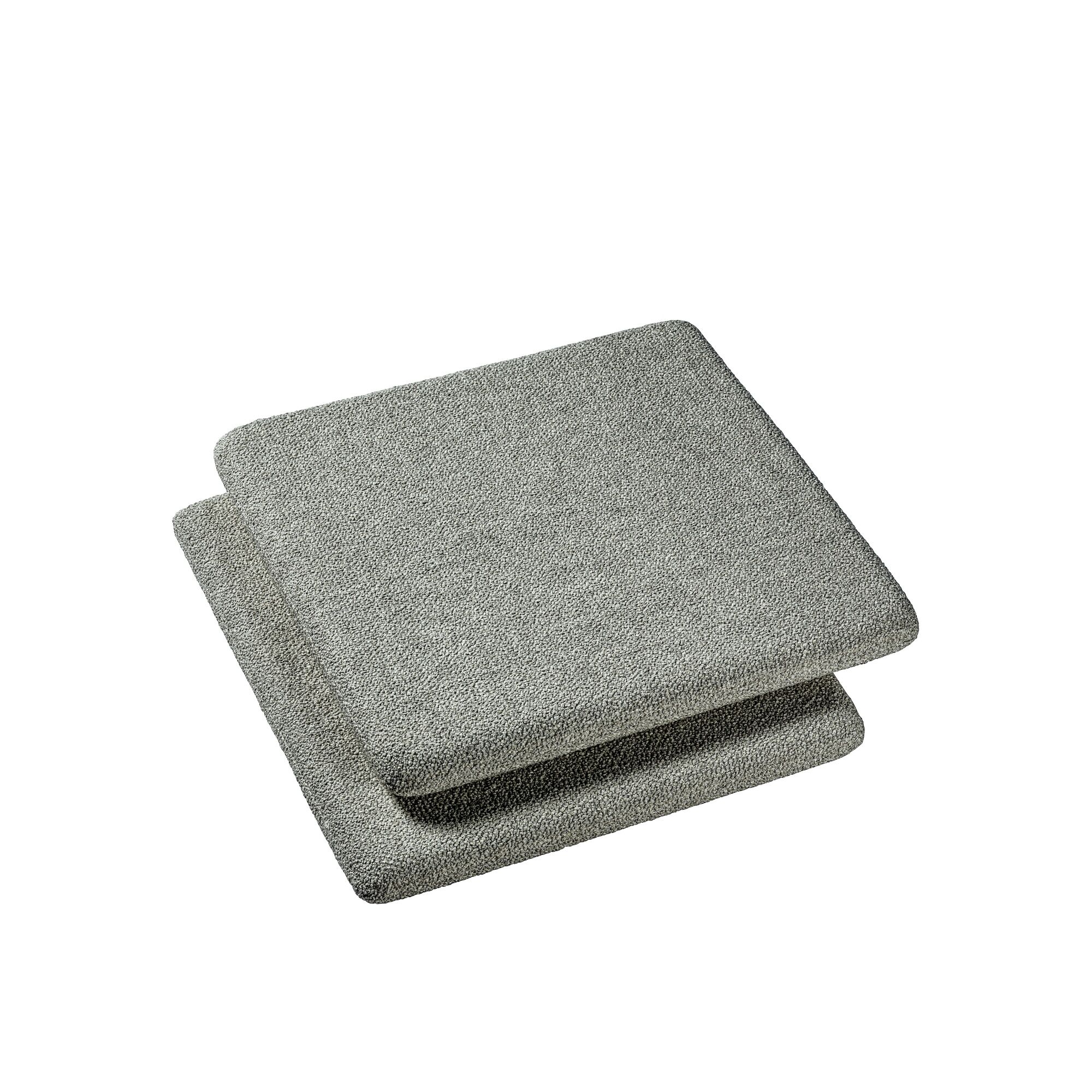 FDB Furniture J53 Setepute 51×54 Grønn- Melert