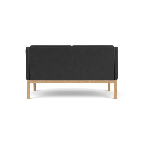 FDB Möbler L45 2-sitssoffa Svart