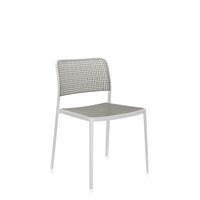 AUDREY Dining Chair White/ Light Gray