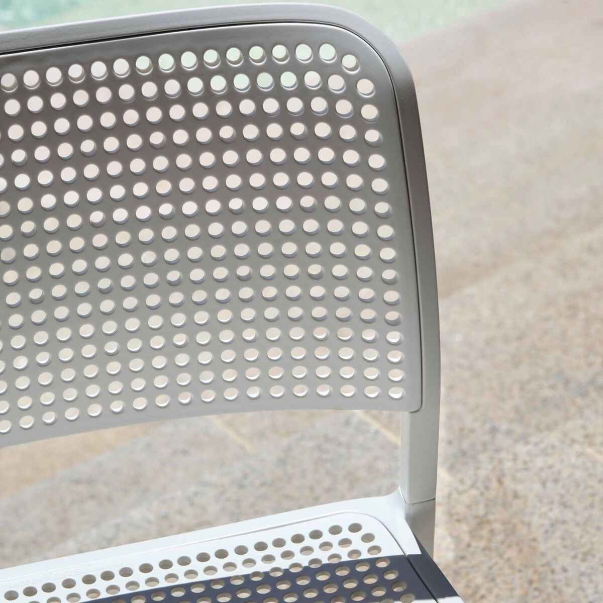 AUDREY Dining Chair White/ Light Gray