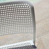 AUDREY Dining Chair White/ Light Gray