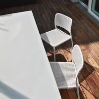 AUDREY Dining Chair White/ Light Gray