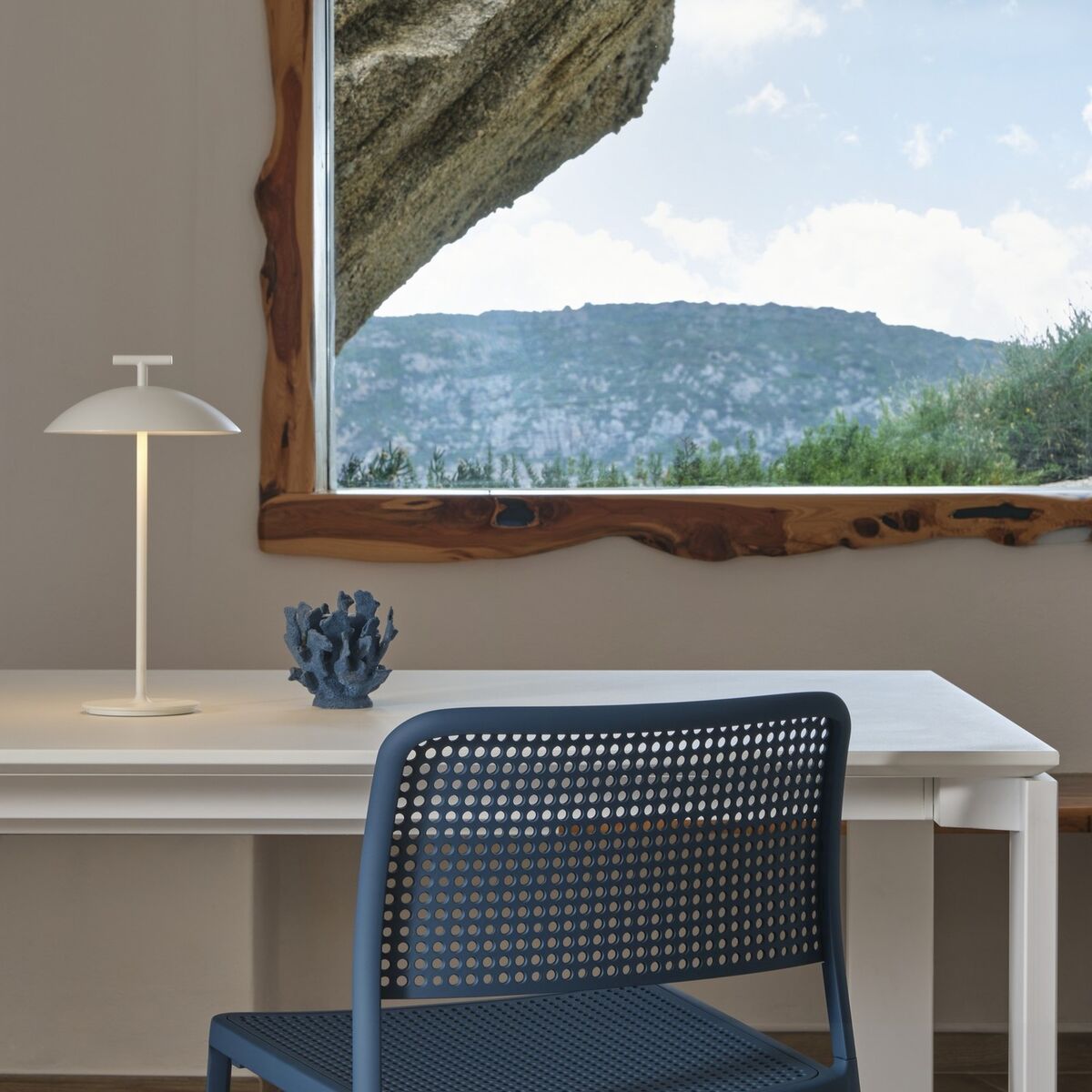 AUDREY Dining Chair White/ Light Gray