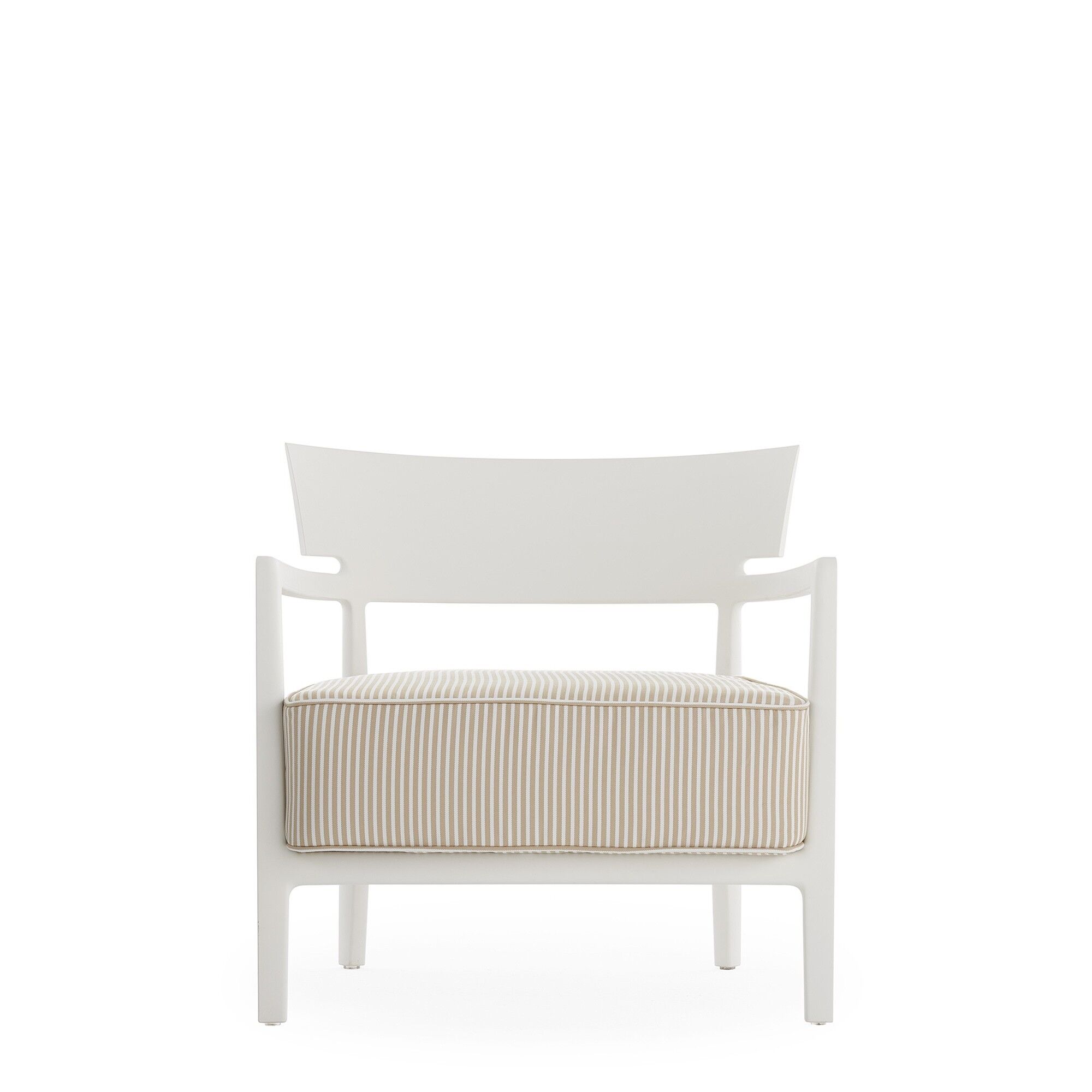 CARA MAT Utendørs Lenestol Hvit/ Beige