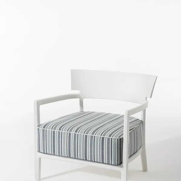 CARA MAT Outdoor Armchair White/ Green