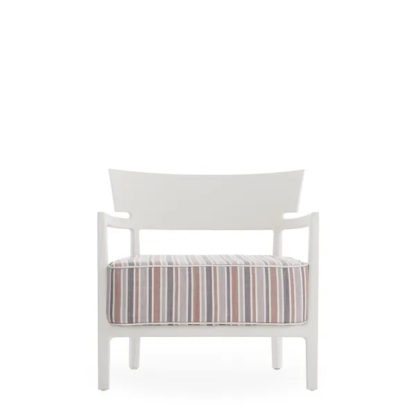 CARA MAT Outdoor Armchair White/Brick