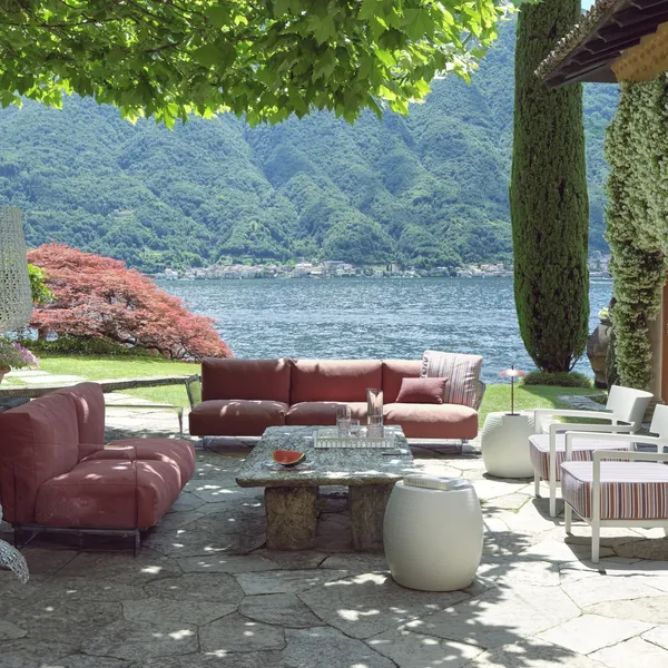 CARA MAT Outdoor Armchair White/Sage