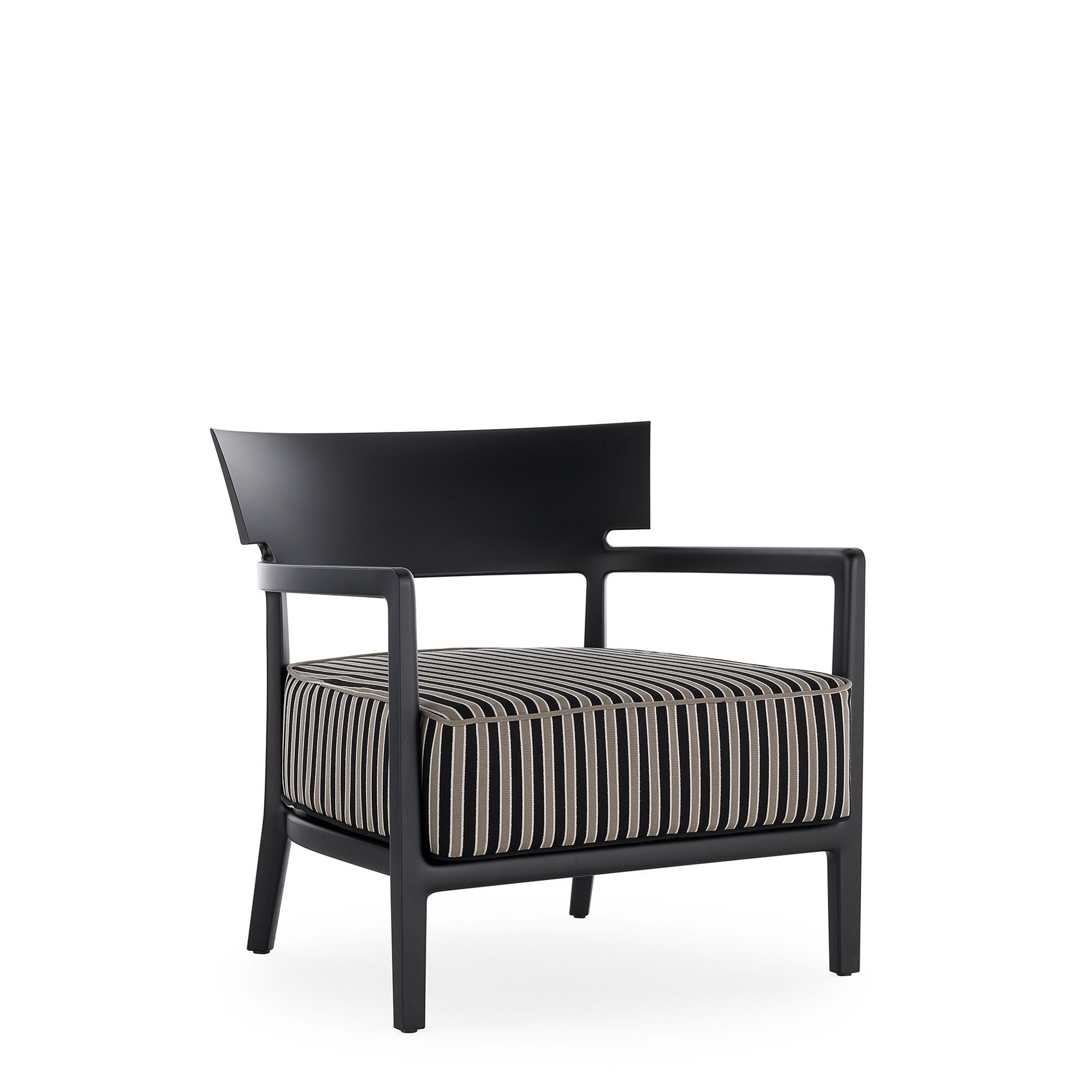 CARA MAT Udendrs Lnestol Sort/Dove Grey Black