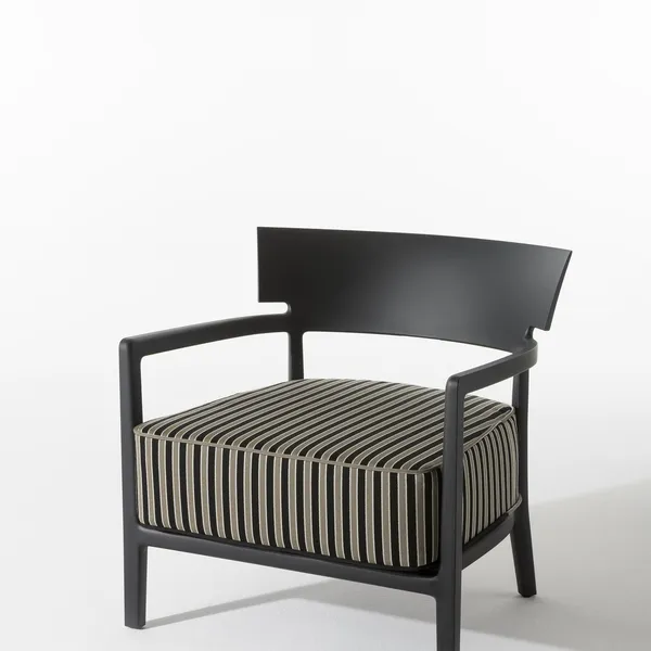 CARA MAT Outdoor Armchair Black/ Dove Grey Black