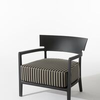 CARA MAT Outdoor Armchair Black/ Dove Grey Black