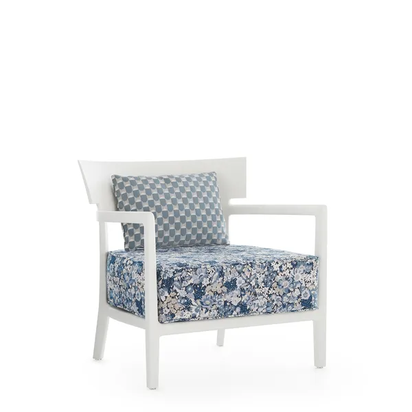 CARA MAT Liberty Artemis Outdoor Armchair White/ Blue