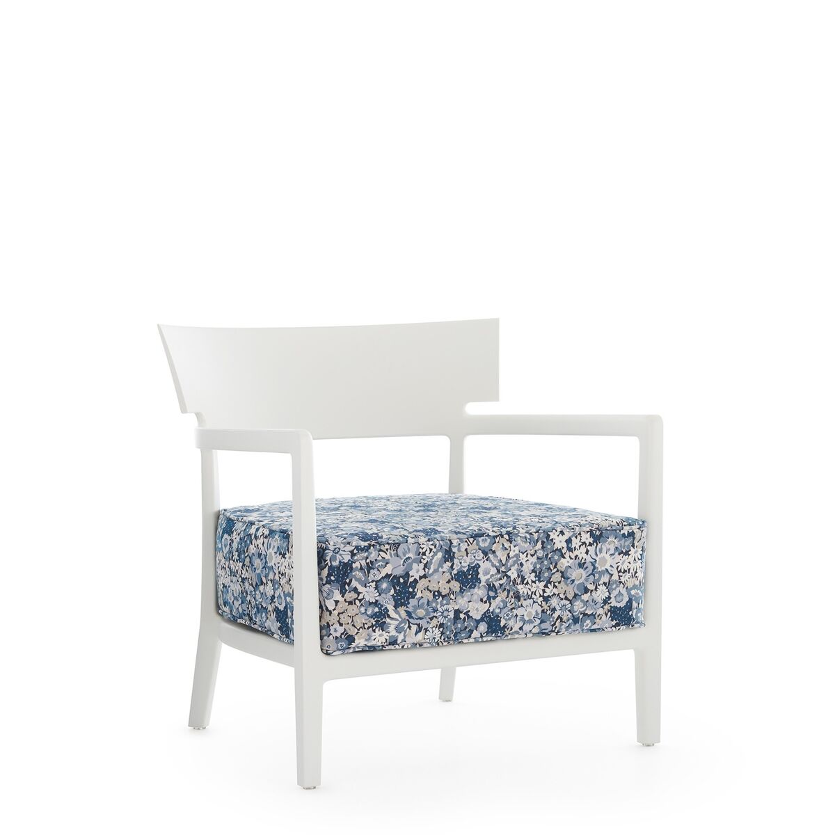 CARA MAT Liberty Artemis Outdoor Armchair White/ Blue