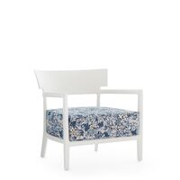 CARA MAT Liberty Artemis Outdoor Armchair White/ Blue