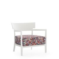 CARA MAT Liberty Artemis Outdoor Armchair White/ Rust