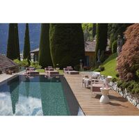 CARA MAT Liberty Obi Check Outdoor Armchair White/Milk