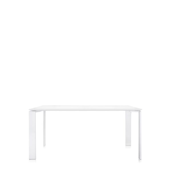 FOUR Soft-Touch Schreibtisch 158x79 Weiß