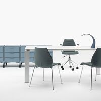 FOUR Soft-Touch Desk 158x79 White