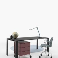 FOUR Soft-Touch Desk 190x79 Black