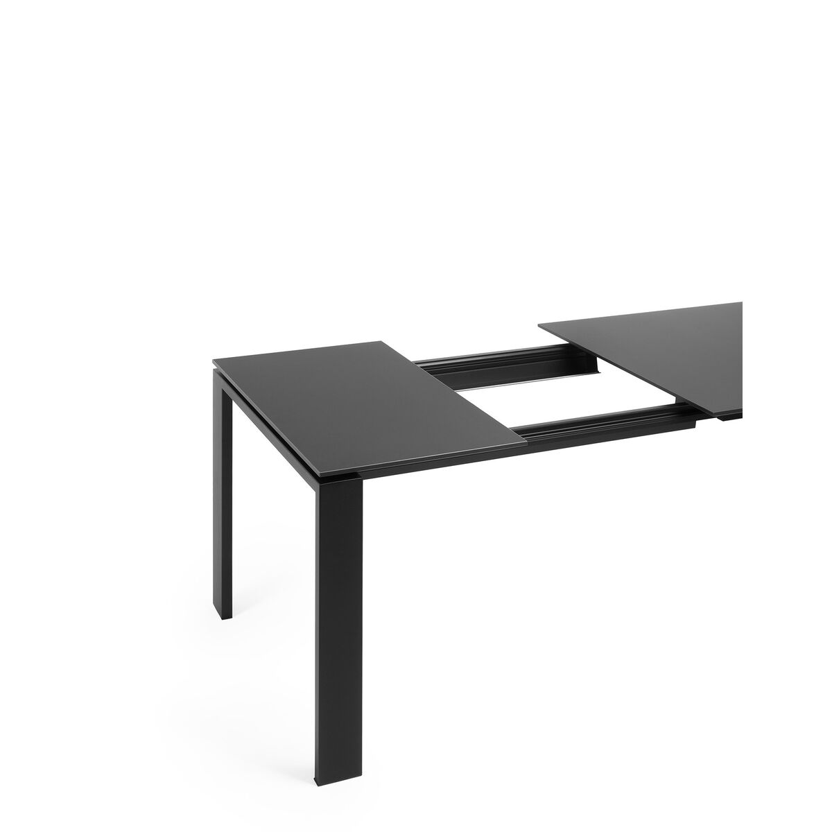 FOUR EXTENDABLE Dining Table Black