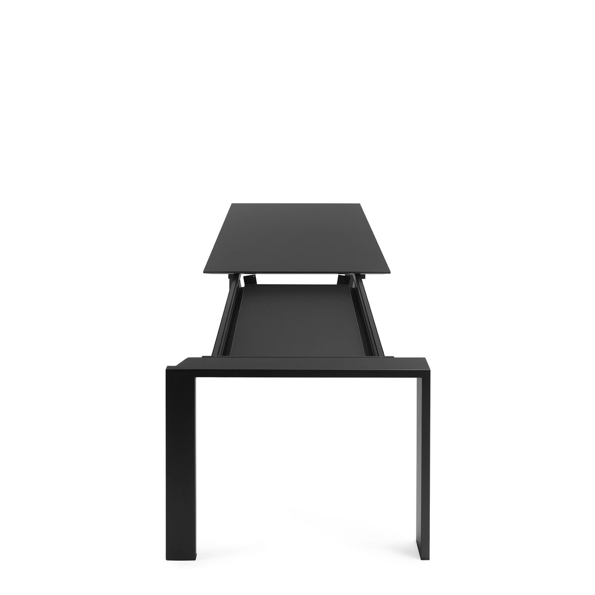 FOUR EXTENDABLE Dining Table Black