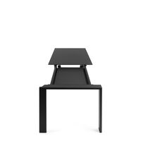 FOUR EXTENDABLE Dining Table Black