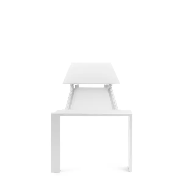 FOUR EXTENDABLE Garden Table White