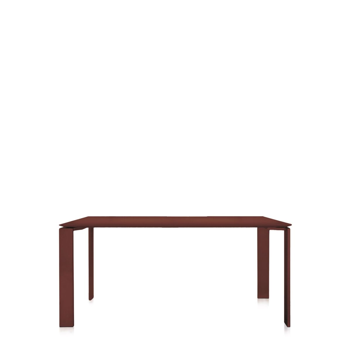 FOUR Fenix ​​Soft-Touch Dining Table 158x79 Burgundy