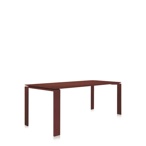 Tavolo da Pranzo FOUR Fenix Soft-Touch 158x79 Borgogna