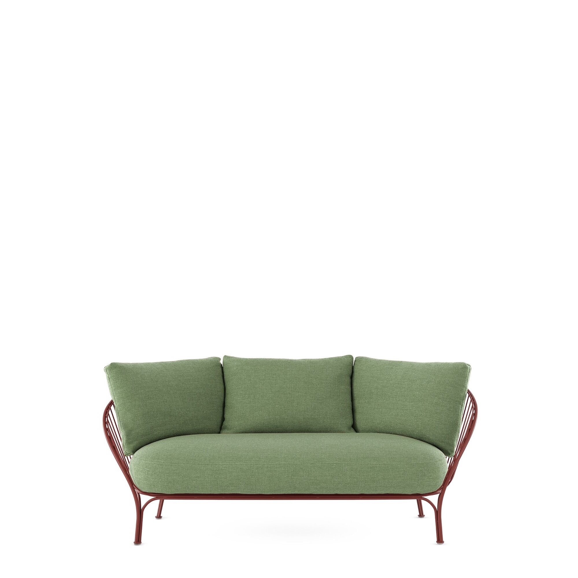 HIRAY Sofa Rust/Grn