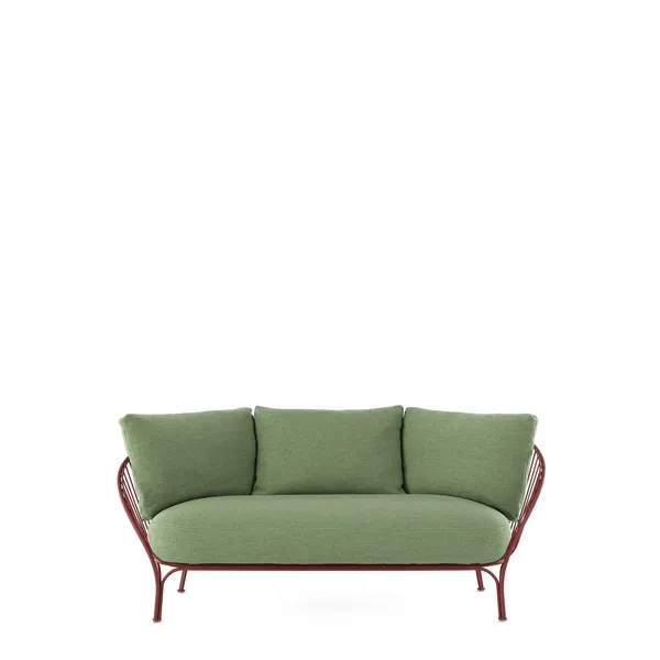 HIRAY Sofa Rust/ Green