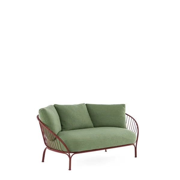 HIRAY Sofa Rust/ Green