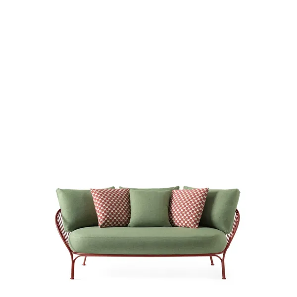HIRAY Sofa Rust/ Green