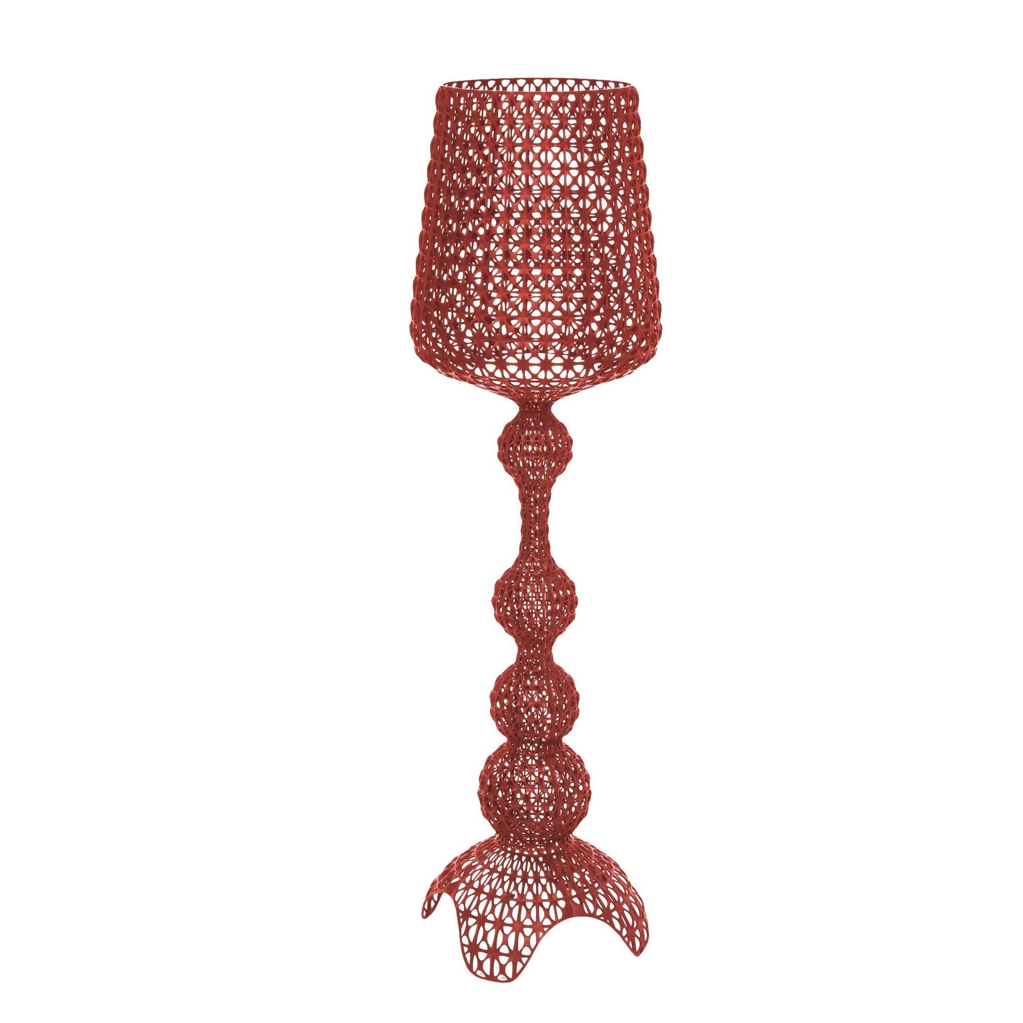 KABUKI Golvlampa Burgundy