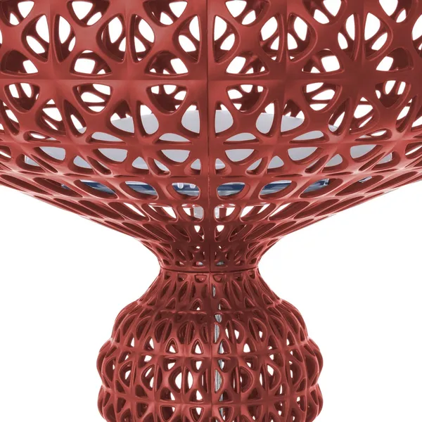 KABUKI Outdoor Floor Lamp Burgundy