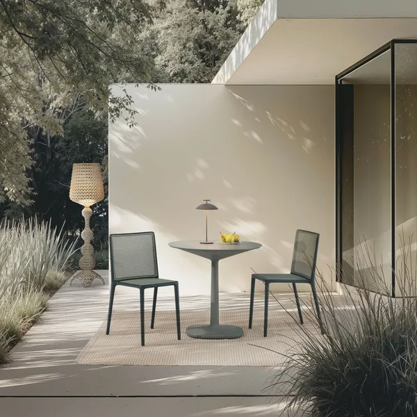 KABUKI Outdoor Floor Lamp Burgundy