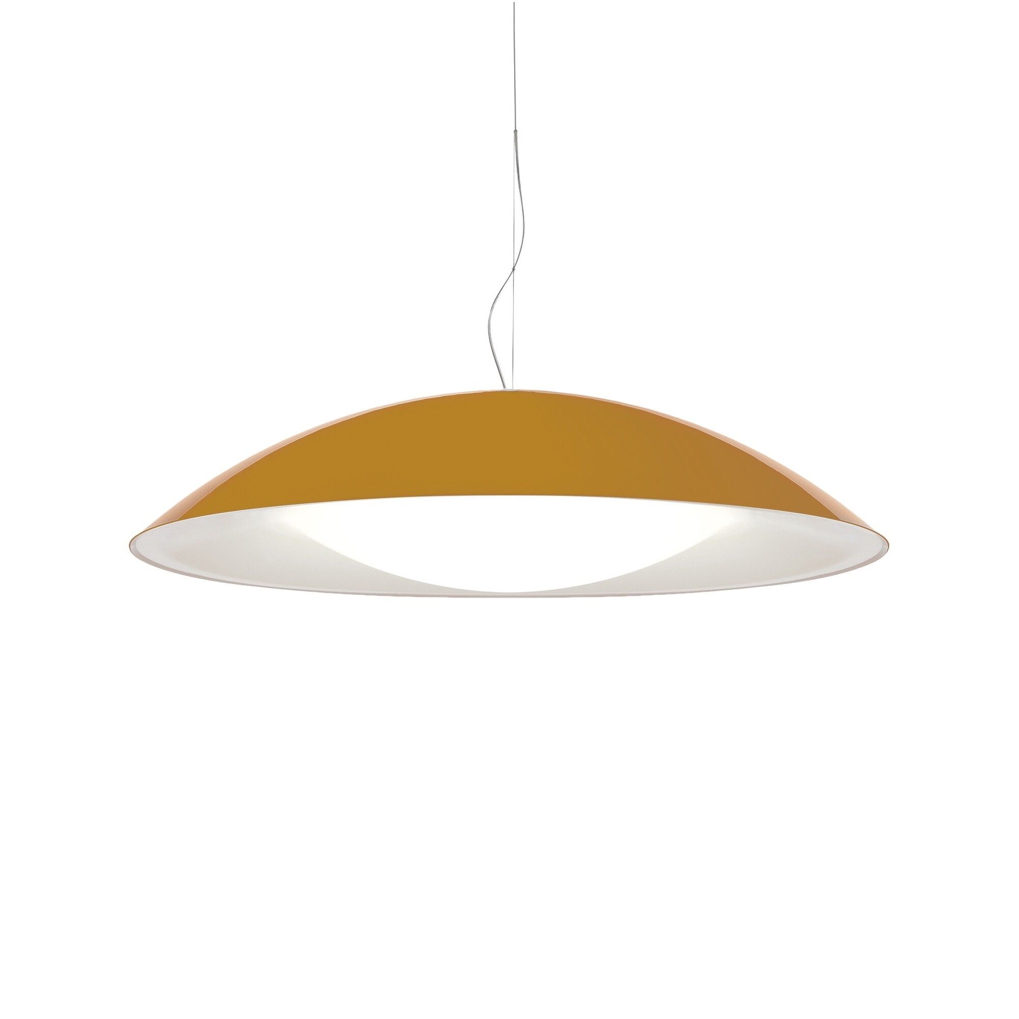 NEUTRA Taklampe Sennep/ Hvit