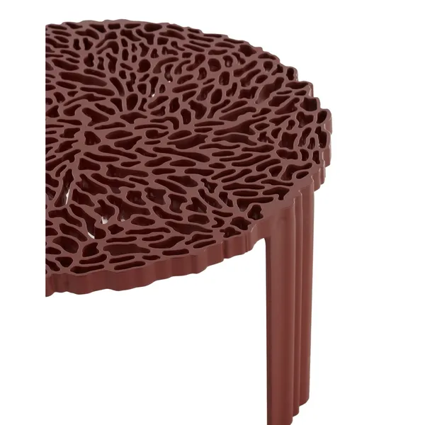 T-TABLE Side Table Small Burgundy
