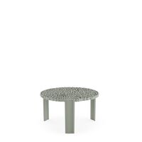 T-TABLE Side Table Small Green/Pewter