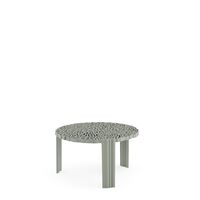 T-TABLE Side Table Small Green/Pewter