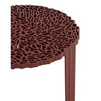 T-TABLE Side Table Medium Burgundy